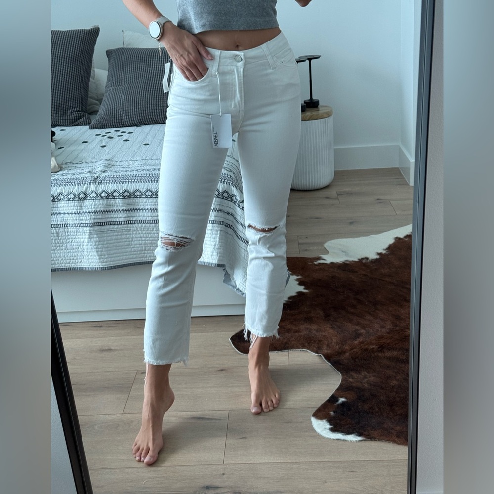 NWT VERVET Denim White Ankle Jeans